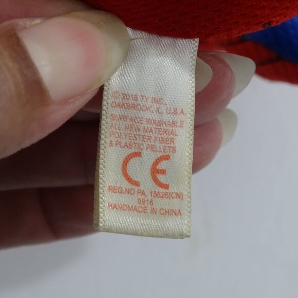 Ty Spider-Man Stuffed Animal Plush Soft Toy Marvel Bean Bag 5.5 inches - Picture 5 of 10